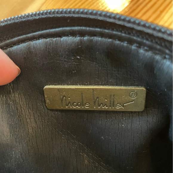 🎄🎅🏻Nicole Miller Silk Christmas Print Makeup Case EUC - Picture 3 of 15